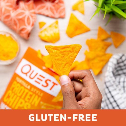 【2023 Flash Sale + Free Shipping】Quest 1.1 Ounce Nacho Cheese Nutrition Tortilla Style Protein Chips - Pack of 12 - Image 6
