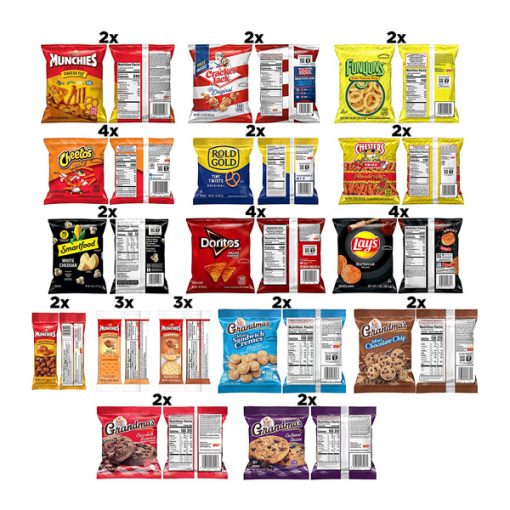 【Flash Sale + Free Shipping】Frito-Lay 40 Counts Ultimate Snack Care Package - Variety Assortment of Chips, Cookies, Crackers & More - Image 3