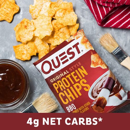 【2025 Flash Sales+ Free Shipping】Quest 1.1 Ounce Nutrition BBQ High Protein Protein Chips - Pack of 12 - Image 3