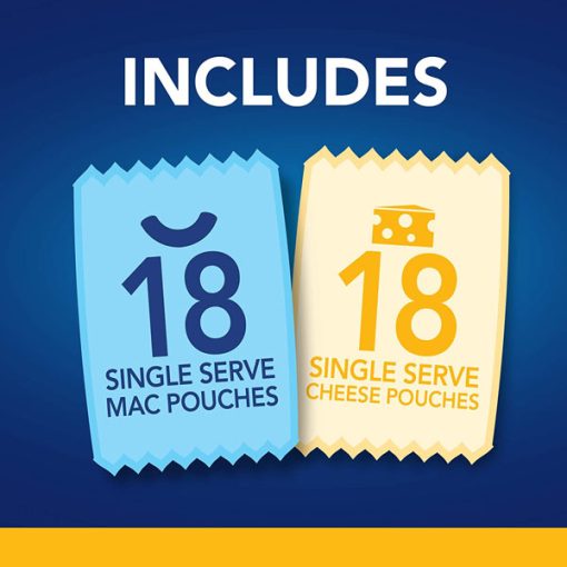 【Flash Sale + Free Shipping】Kraft 18 Pouches Easy Mac Original Flavor Macaroni and Cheese Meal - Image 5