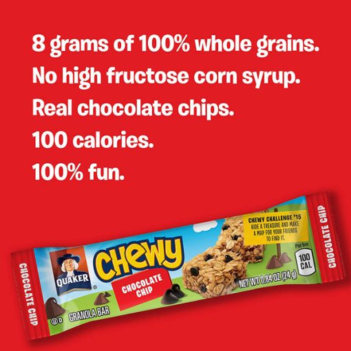 【Flash Sale + Free Shipping】Quaker Chewy Granola Bars - 58 Bars - Chewy & Dipps Variety Pack - Image 2