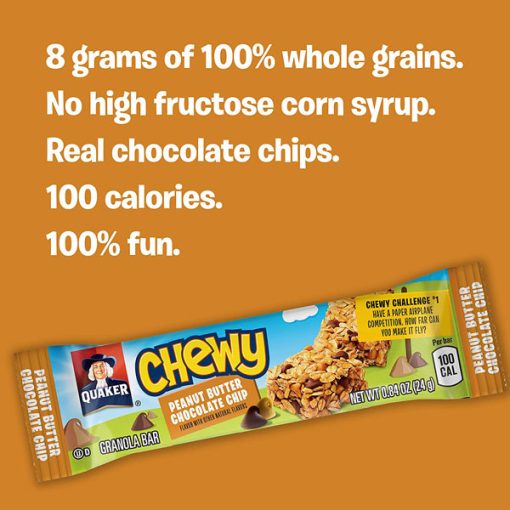 【Flash Sale + Free Shipping】Quaker Chewy Granola Bars - 58 Bars - Chewy & Dipps Variety Pack - Image 3