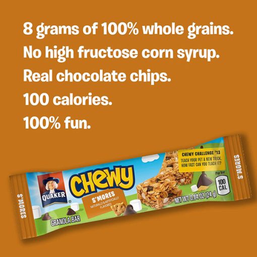 【Flash Sale + Free Shipping】Quaker Chewy Granola Bars - 58 Bars - Chewy & Dipps Variety Pack - Image 4