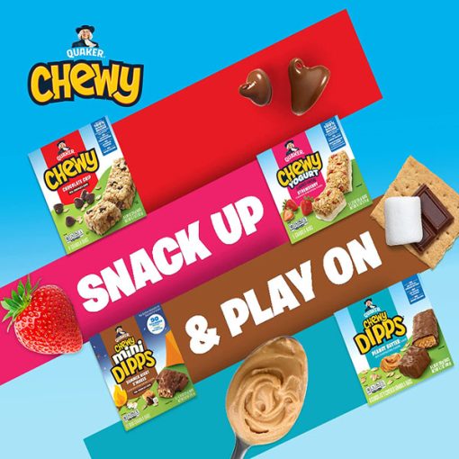 【Flash Sale + Free Shipping】Quaker Chewy Granola Bars - 58 Bars - Chewy & Dipps Variety Pack - Image 8