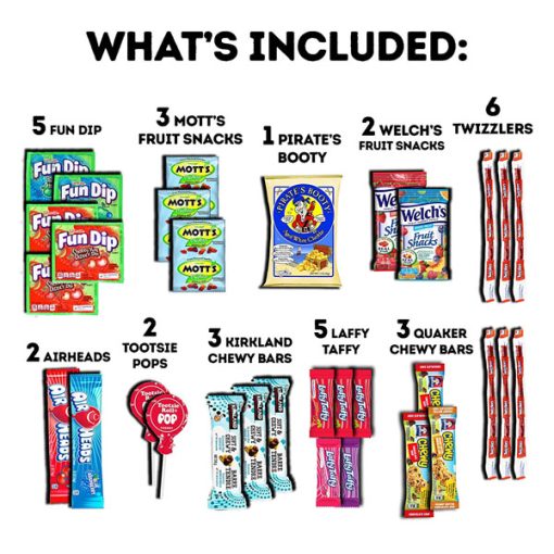 【2025 Flash Sales+ Free Shipping】CRAVEBOX Classic 45 Count Valentines Day Snack Box Care Package Variety Pack - Image 4