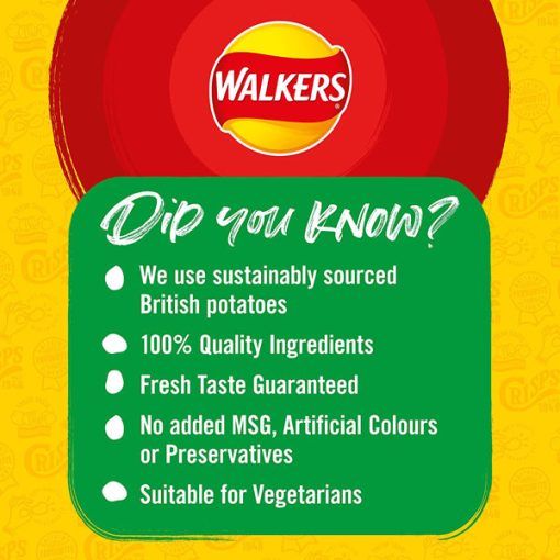 【2025 Flash Sales+ Free Shipping】Walkers 32.5g Cheese and Onion Crisps, 32.5g - Case of 32 - Image 6