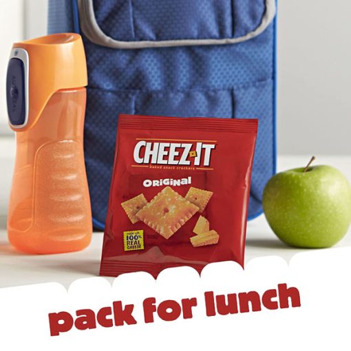 【2025 Flash Sales+ Free Shipping】Cheez-It 40oz Case Original Cheese Baked Snack Crackers - 40 Pouches - Image 4