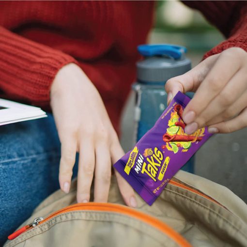 【2025 Flash Sales+ Free Shipping】Takis 30.75 Ounces 25 Individual Snack Packs Hot Chili Pepper and Lime Artificially Flavored Mini Fuego and Nitro Rolled Tortilla Chips - 1.23 Ounces Each - Image 6