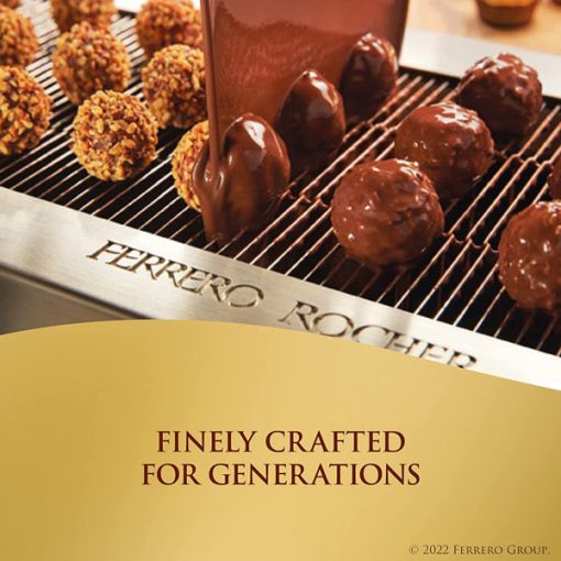 【2025 Flash Sales+ Free Shipping】Ferrero Rocher 18.2 oz 48 Count Fine Hazelnut Milk Chocolates - Image 3