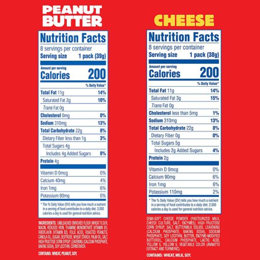 【2025 Flash Sales+ Free Shipping】RITZ 32 Packs Peanut Butter Sandwich Cracker Snacks and Cheese Sandwich Snack Crackers Variety Pack - Image 7