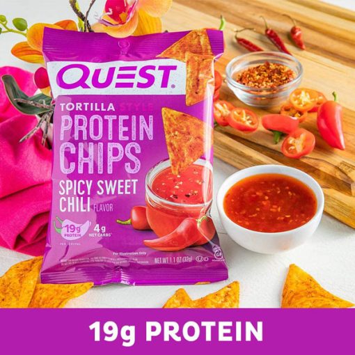 【2025 Flash Sales+ Free Shipping】Quest 1.1 Ounce Nutrition Tortilla Chip Spicy Sweet Chili - Pack of 12 - Image 5