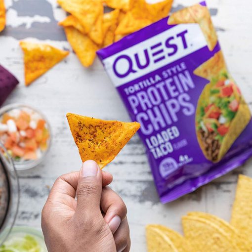 【2025 Flash Sales+ Free Shipping】Quest 1.1 Ounce Nutrition Tortilla Style Protein Chips & Loaded Taco - Pack of 12 - Image 2