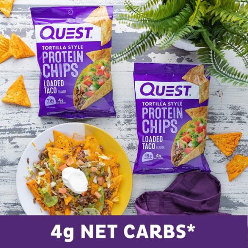 【2025 Flash Sales+ Free Shipping】Quest 1.1 Ounce Nutrition Tortilla Style Protein Chips & Loaded Taco - Pack of 12 - Image 4