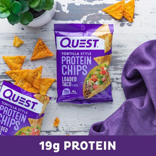 【2025 Flash Sales+ Free Shipping】Quest 1.1 Ounce Nutrition Tortilla Style Protein Chips & Loaded Taco - Pack of 12 - Image 7