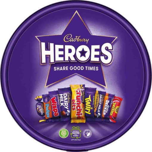 【Exclusive For New Users】Cadbury Heroes Assorted Chocolate Tub 550G - Image 2