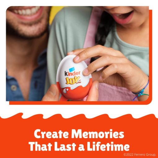 【First Order Discount】Kinder Joy Eggs, Sweet Cream and Chocolate Wafers with Toy Inside, Great for Holiday Stocking Stuffers, 10.5 oz each, 15 Eggs - Image 4