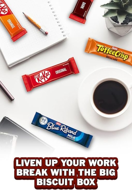 【First Order Discount】Nestlé Kitkat and Friends Big Biscuit Box | 69 x Chocolate Biscuit Bars - KitKat, Blue Riband, Toffee Crisp | Bulk Chocolate Box 1.357kg - Image 5