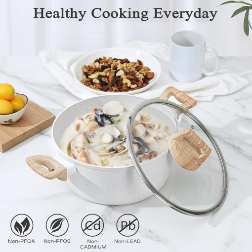 [New Users Sale]17 Pcs Pots and Pans Set Non Stick Kitchen Cookware Sets - Image 7